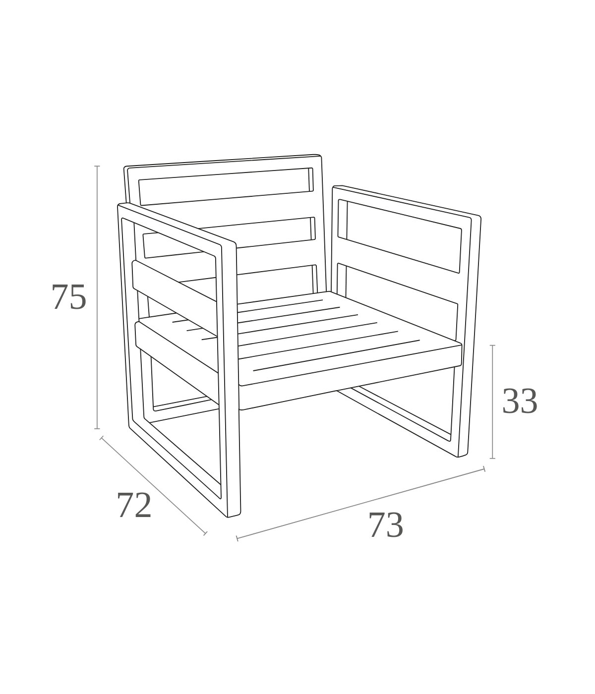 Mykonos Lounge Armchair