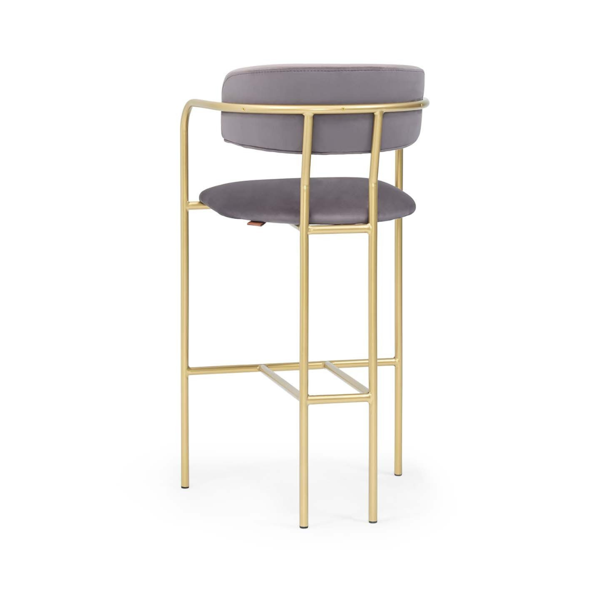 Scarlet Arm Bar Stool