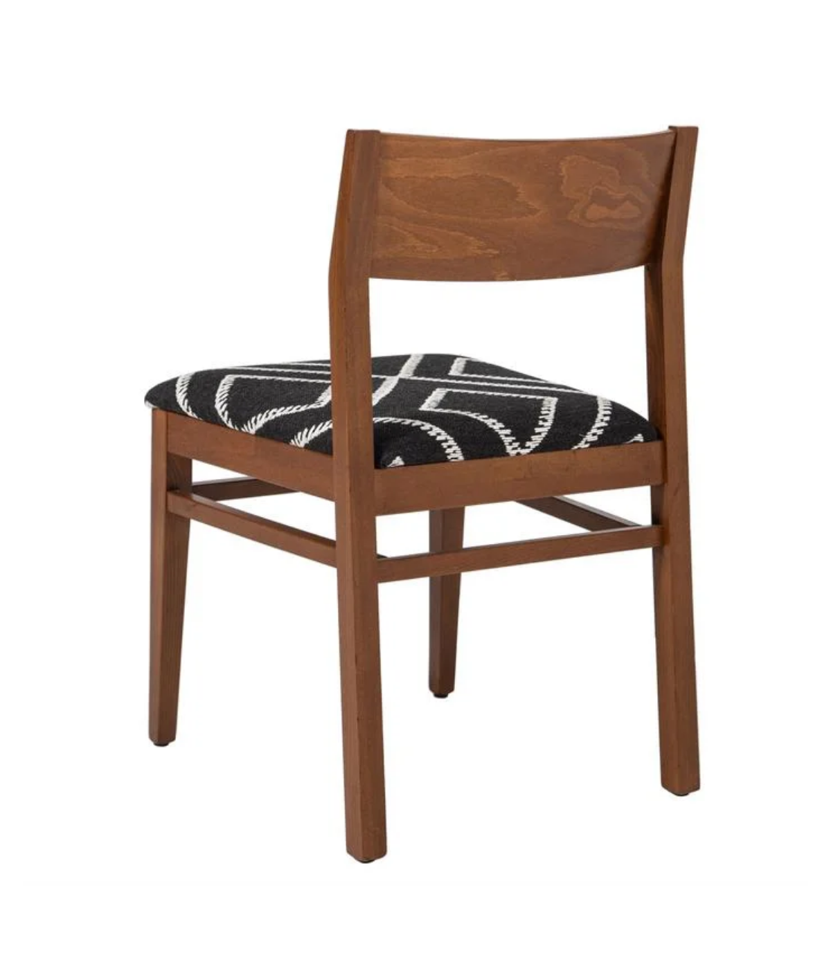 SANTA WOODEN CHAIR BLACK WHITE