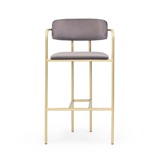 Scarlet Arm Bar Stool