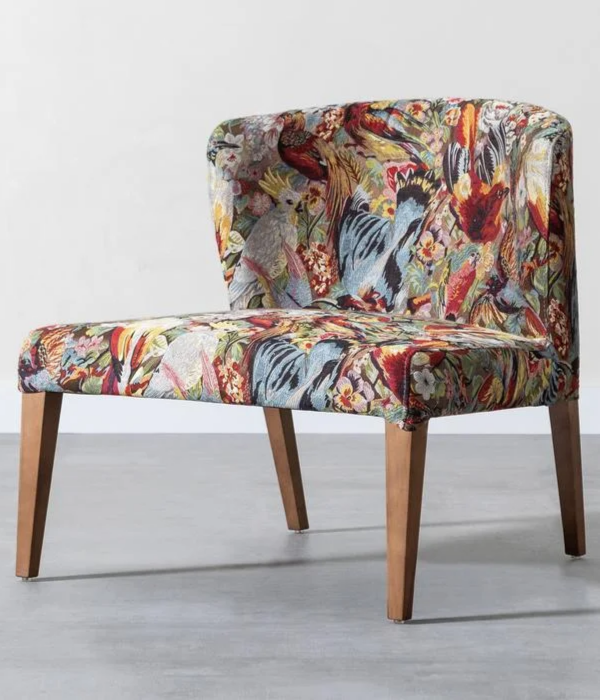ROSCAM ARMCHAIR WITH BIRD PATTERN