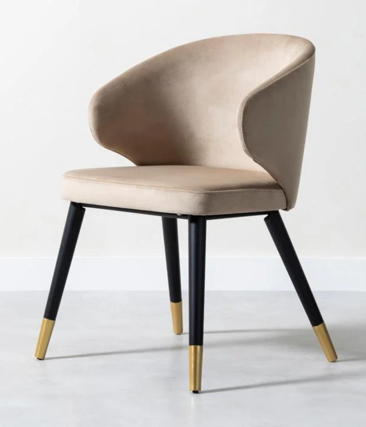 ROSS SOLID WOOD FABRIC CHAIR