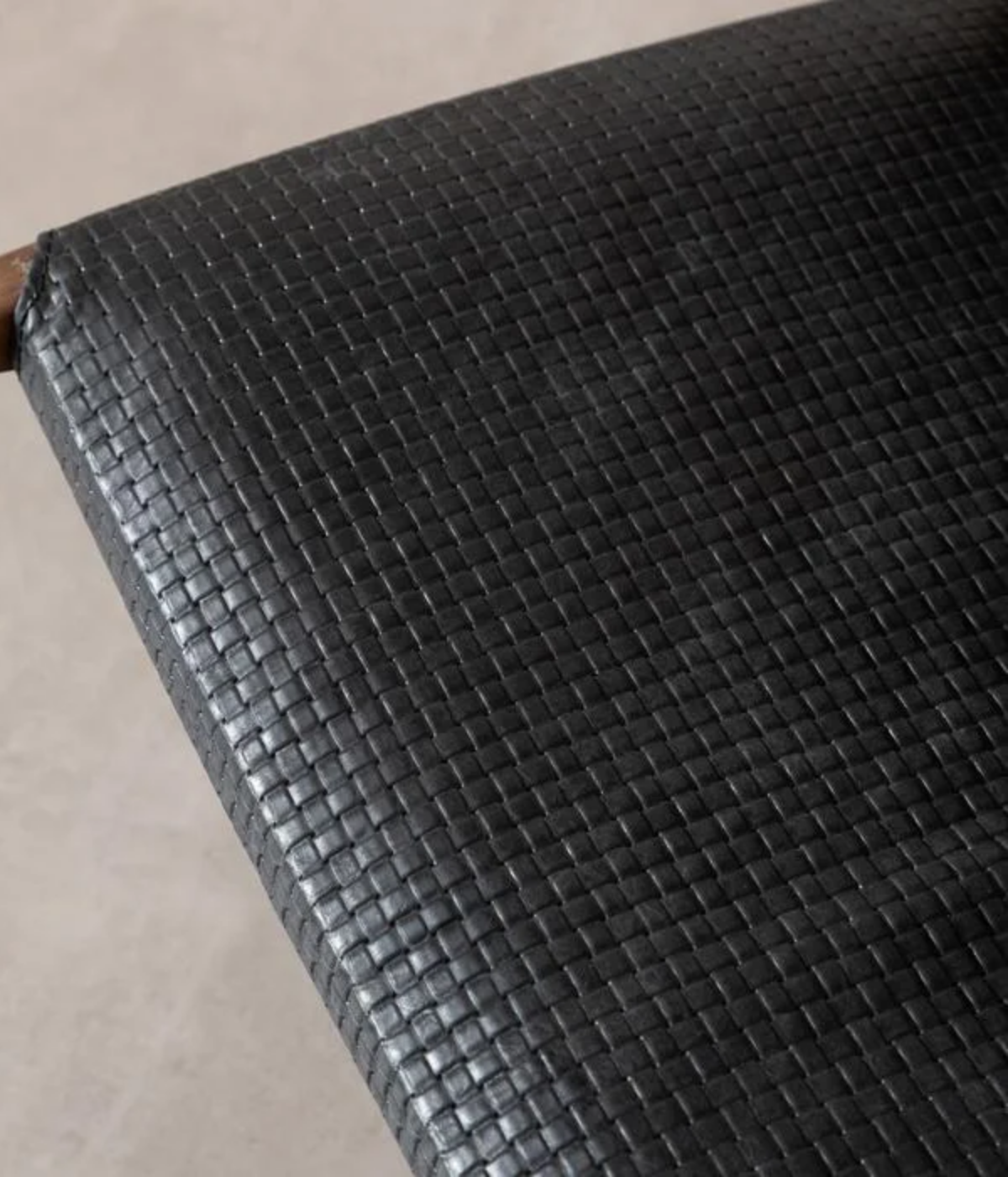 HAZEL LEATHER BARGEER BLACK