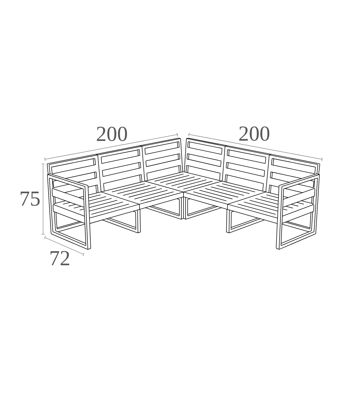 Mykonos Lounge Corner Set