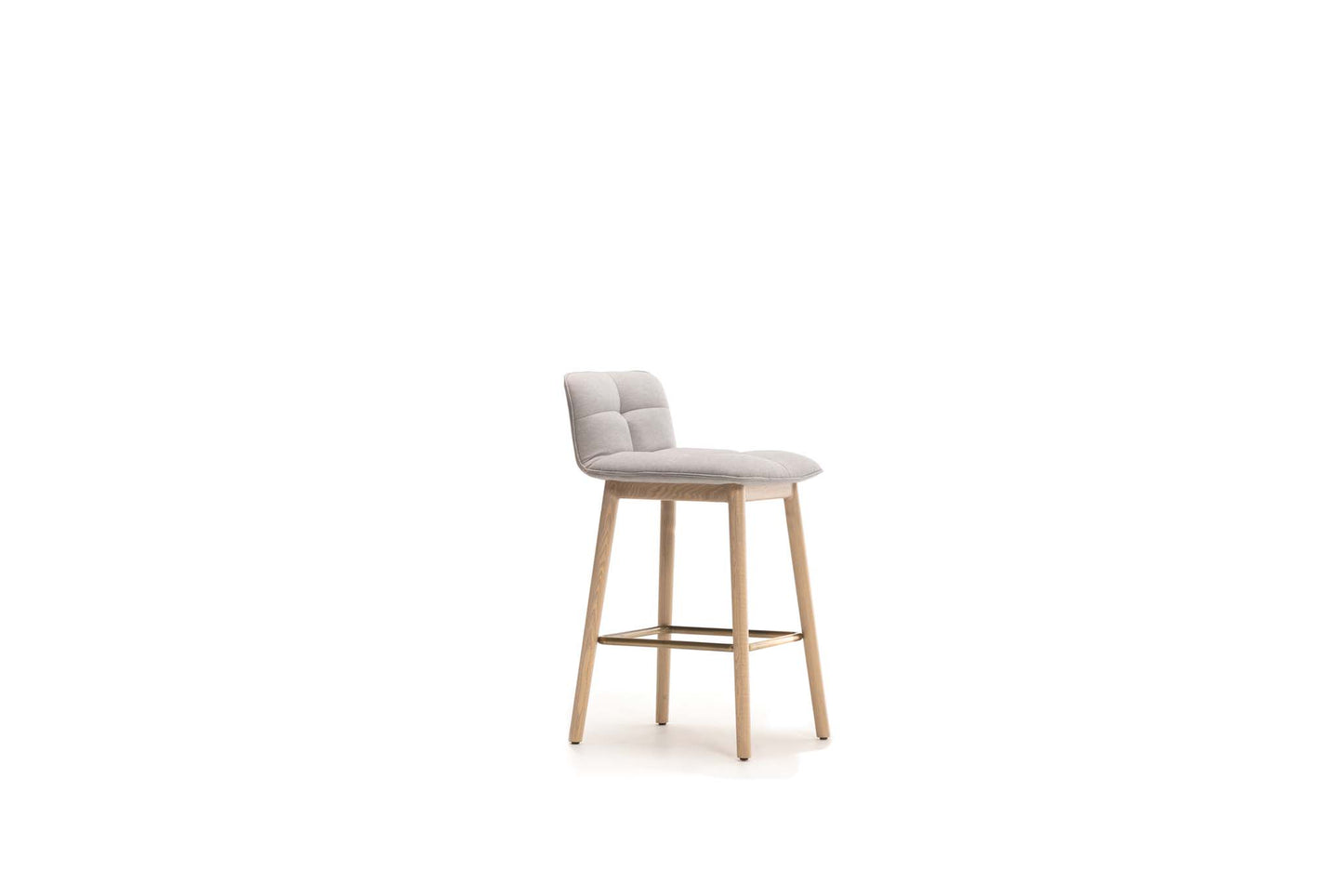 Squarez Counter Stool with Back - Fog