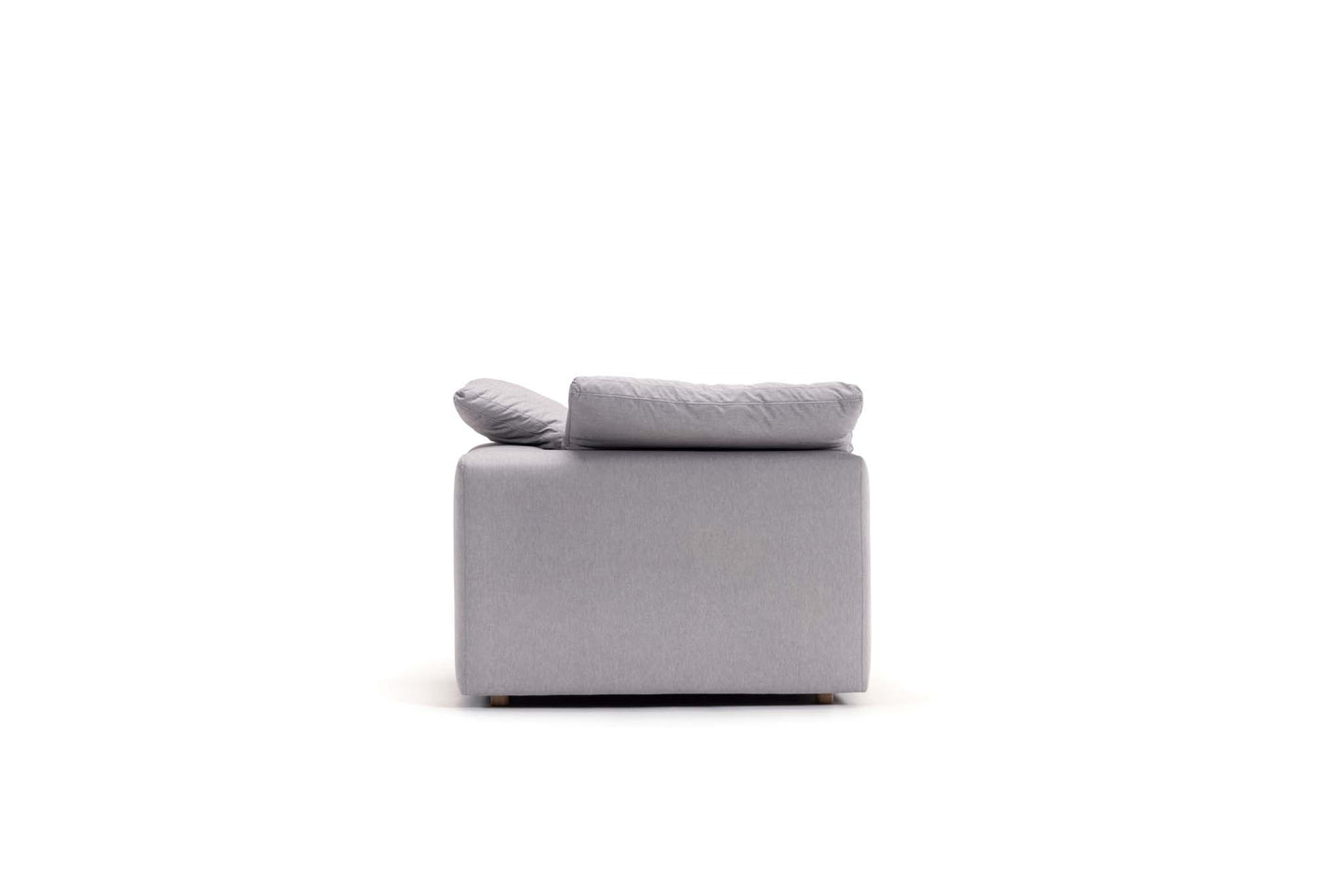 Newport Cloud Sofa: Corner - Fog