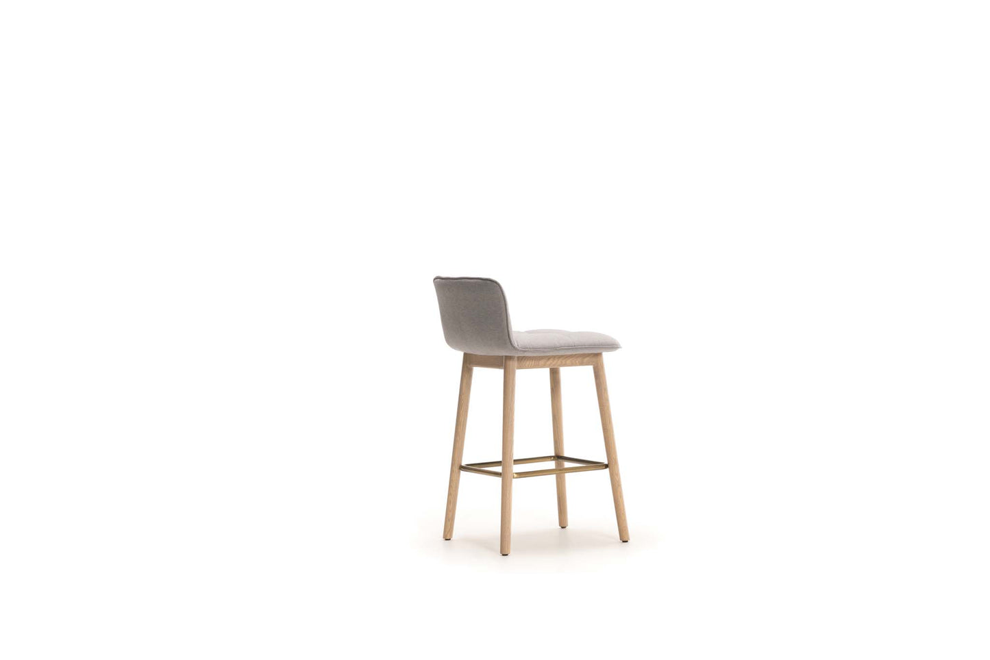 Squarez Counter Stool with Back - Fog