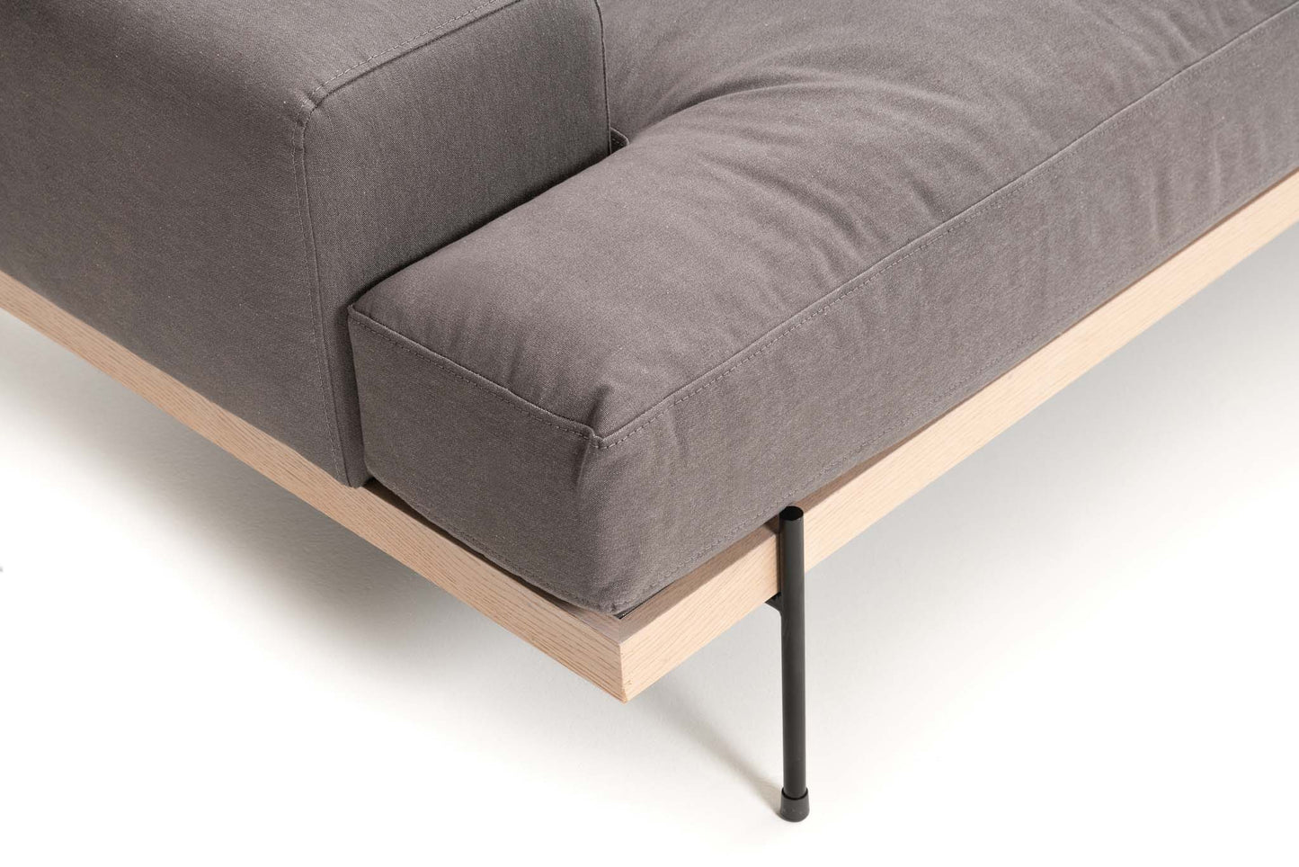 Catalina 2 Arm Sofa - Steel