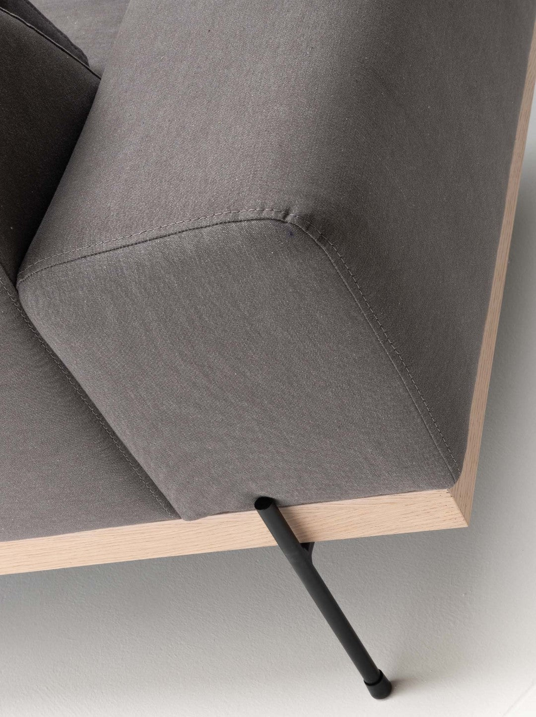 Catalina 2 Arm Sofa - Steel