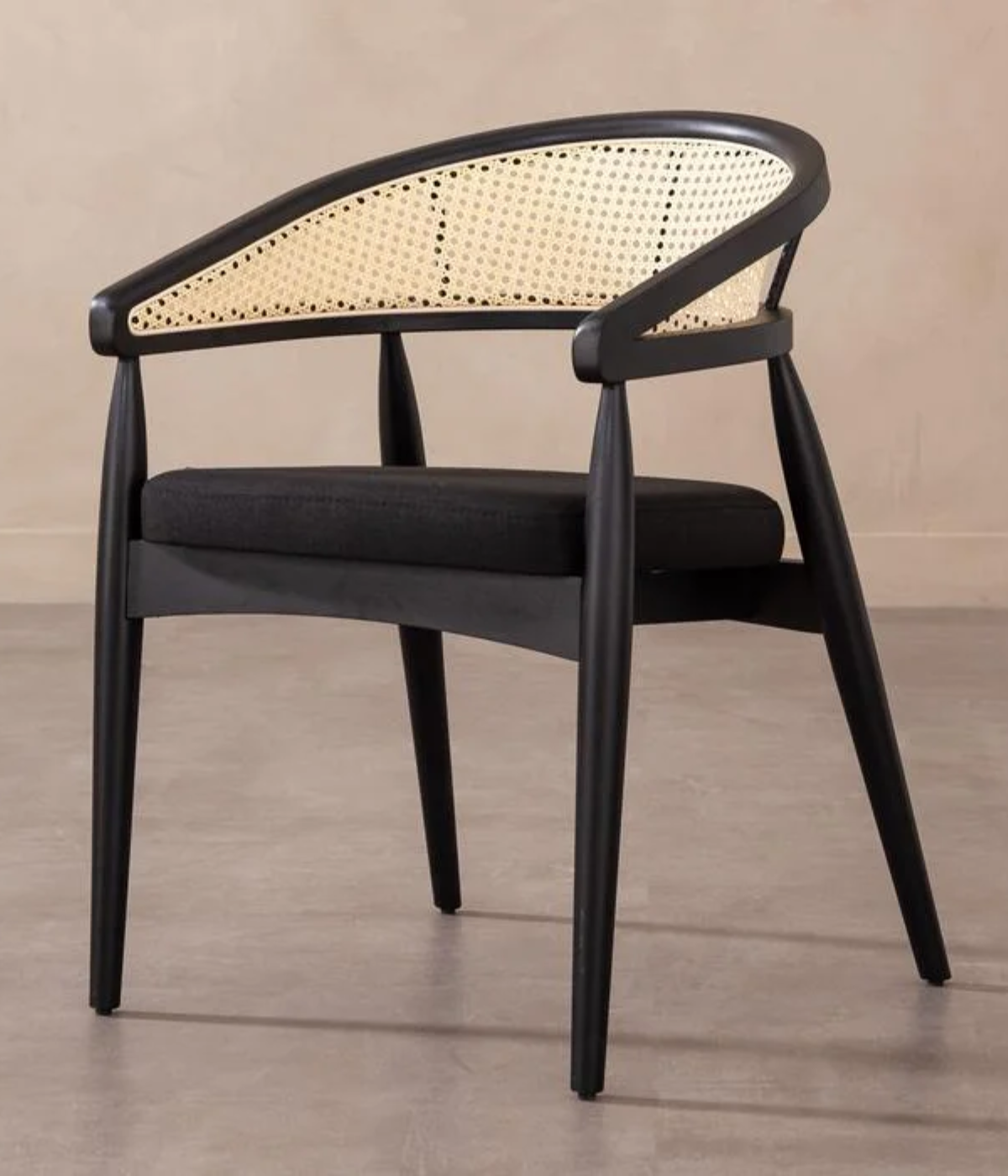 DUIL SOLID WOOD HAZERAN CHAIR BLACK