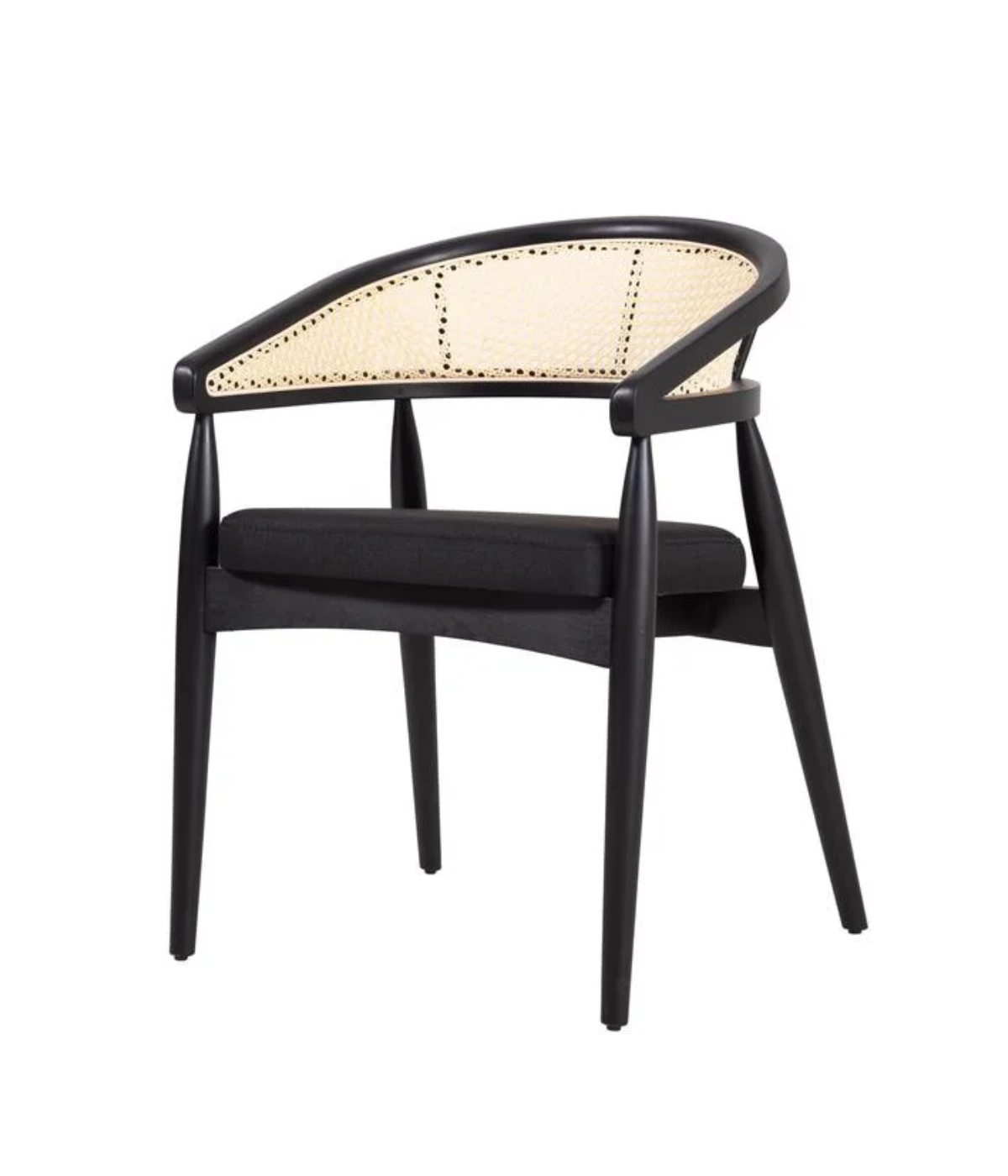 DUIL SOLID WOOD HAZERAN CHAIR BLACK