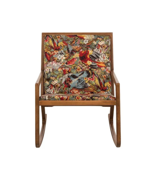 WAVE ARMCHAIR BIRD PATTERNED