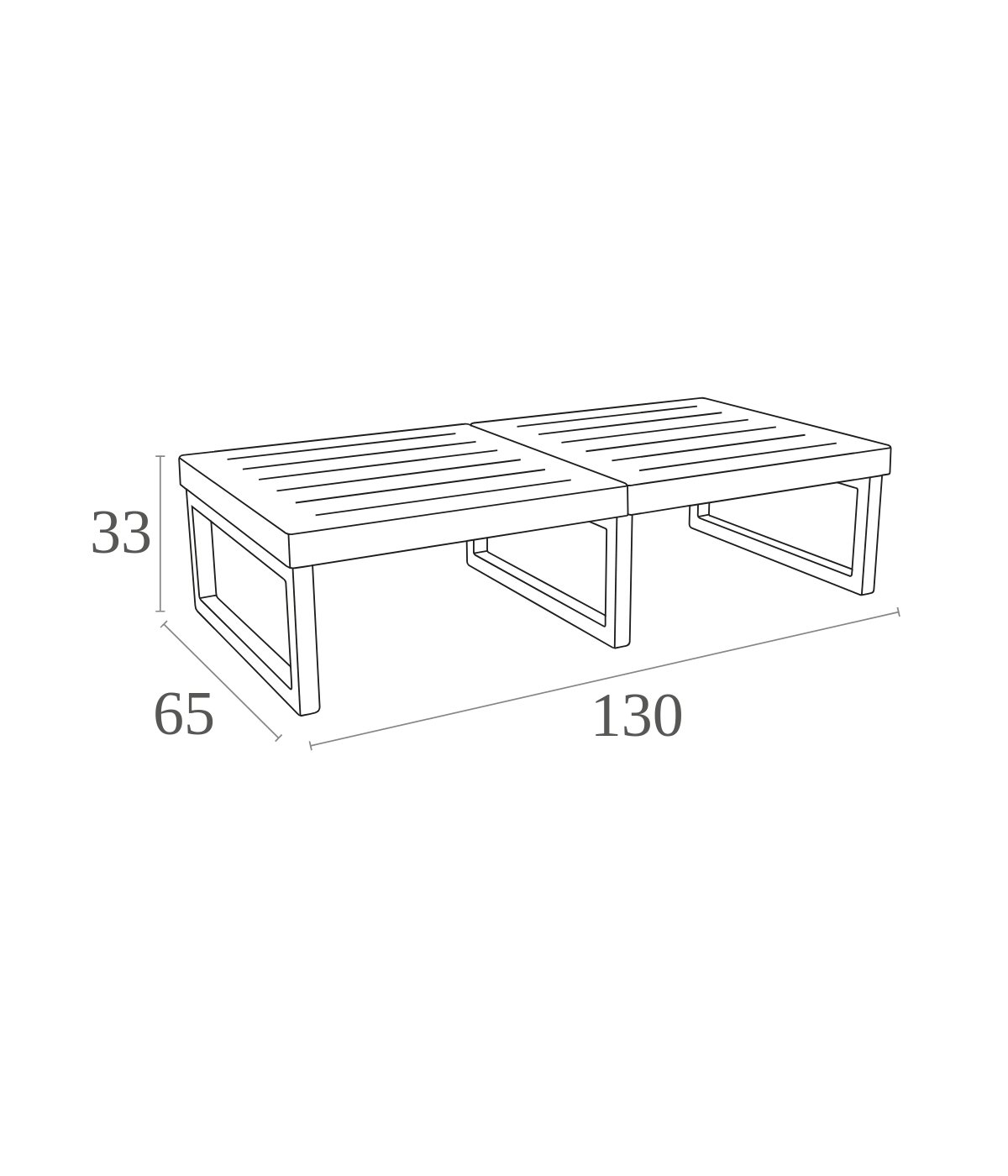 Mykonos Lounge Table XL