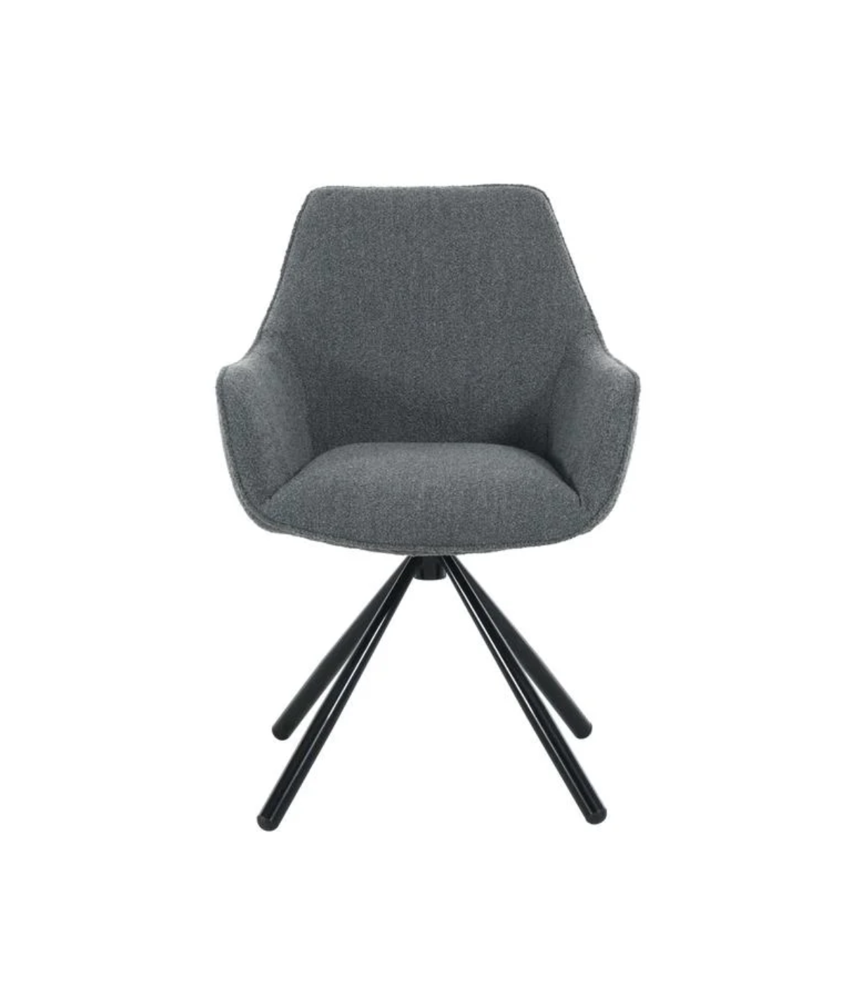 BRODY CHAIR WITH ARMREST DARK GRAY