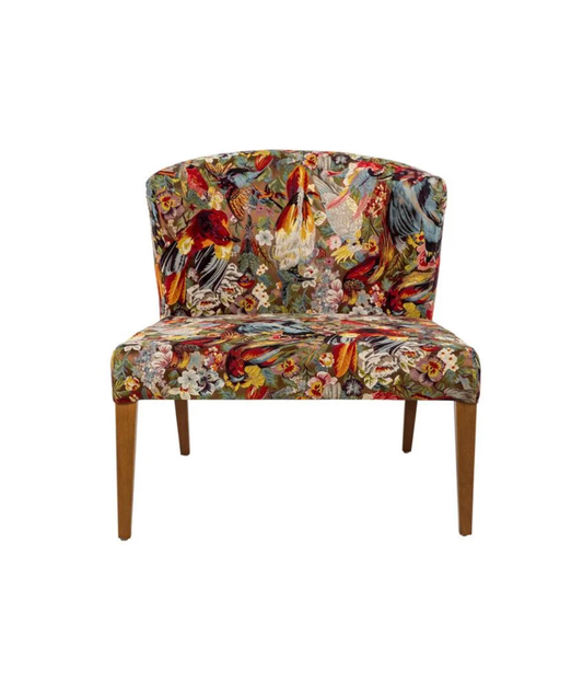 ROSCAM ARMCHAIR WITH BIRD PATTERN