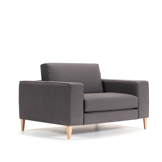 Brea Lounge Chair - Steel