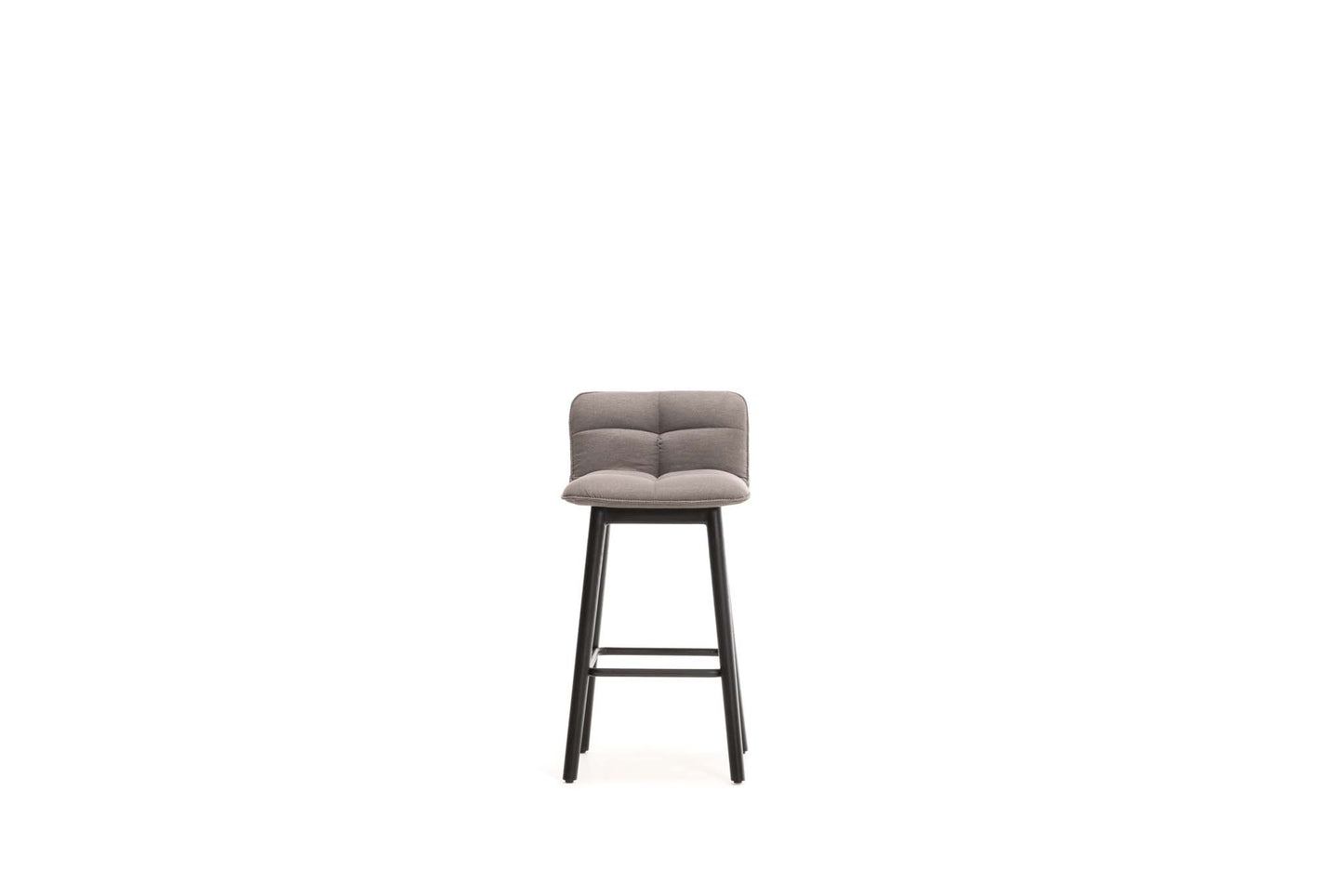 Squarez Counter Stool with Back - Steel