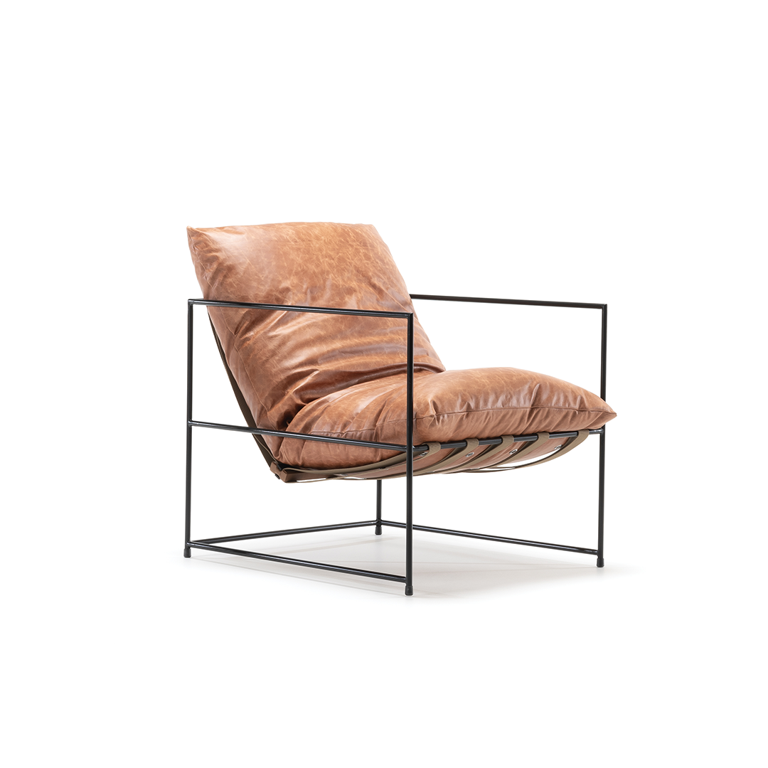 Bel Air Lounge Chair - Desert Leather