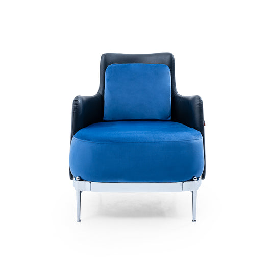 Berta Lounge Chair Blue
